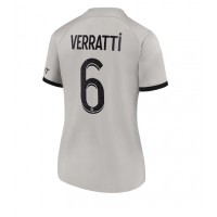 Paris Saint-Germain Marco Verratti #6 Fotballklær Bortedrakt Dame 2022-23 Kortermet